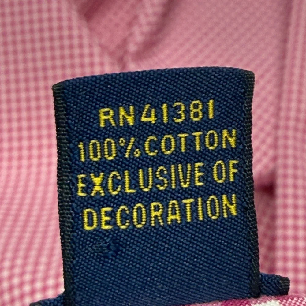 Polo by Ralph Lauren Pink Gingham Button-Down Shirt - Picture 8 of 9